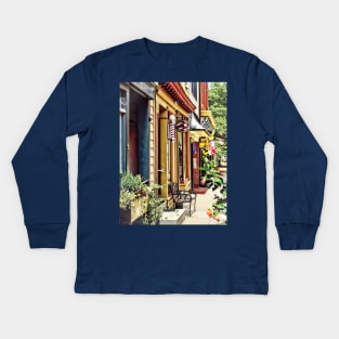 Annapolis MD - Barbershop and Reiki Studio Kids Long Sleeve T-Shirt